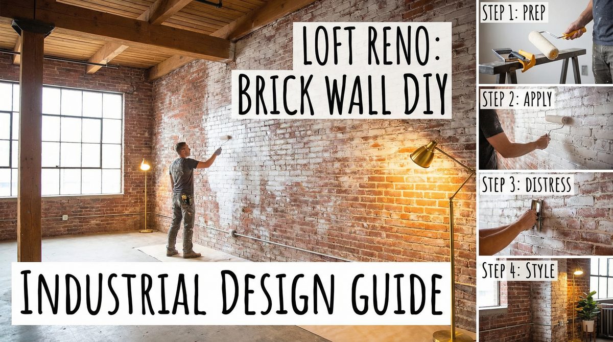 蘑菇影视-裸露砖墙DIY工业风视频演示